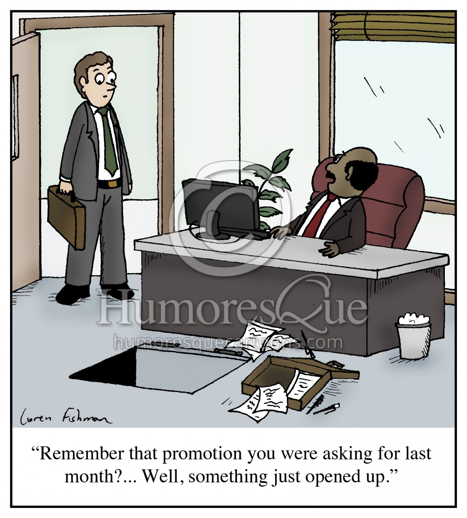 trap door boss cartoon