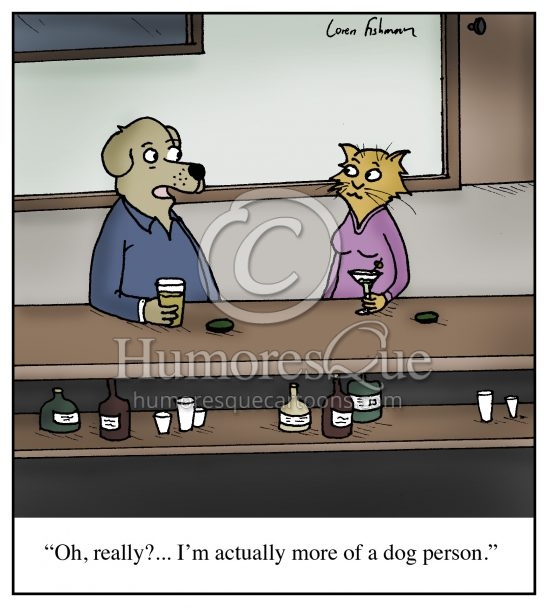 dog people vs cat people cartoon