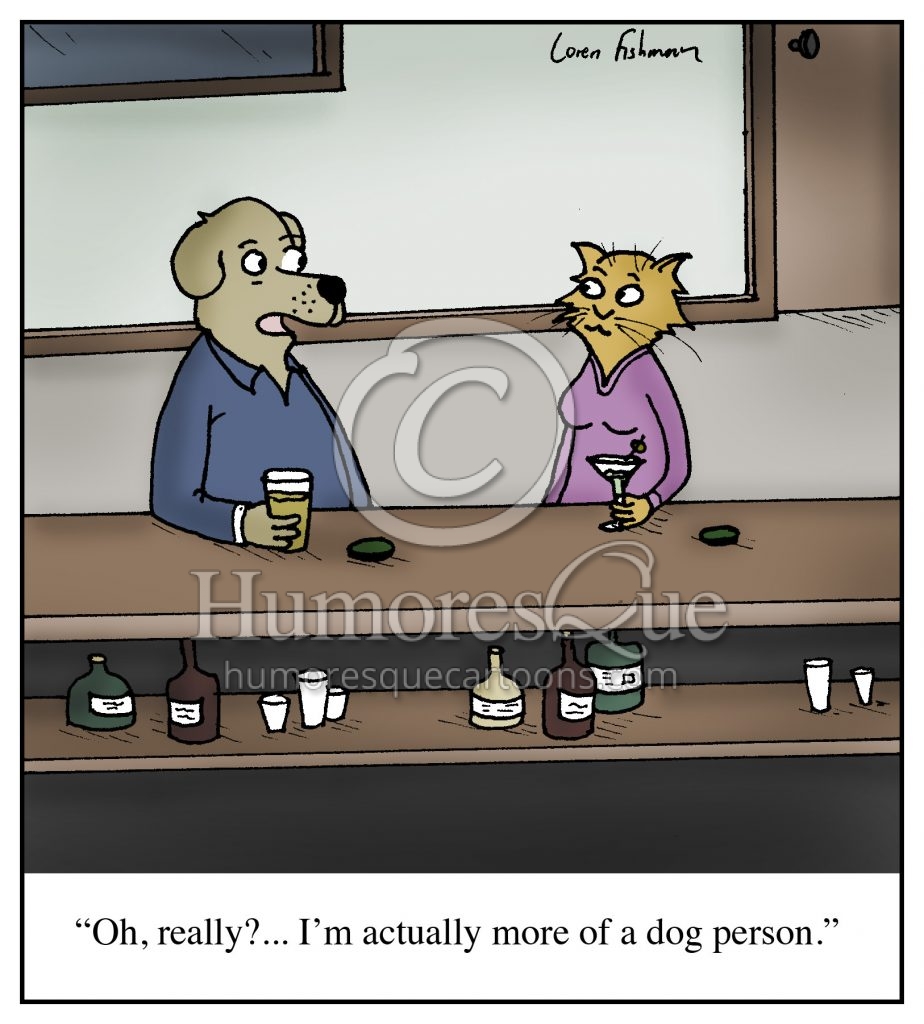 dog people vs cat people cartoon