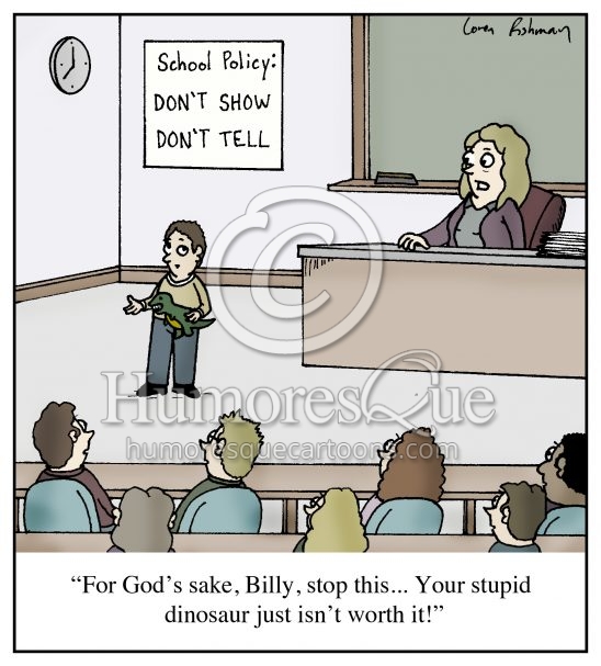 don't show don't tell discrimination policy LGBT GLBT rights cartoon