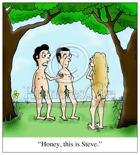 cartoon about adam and steve