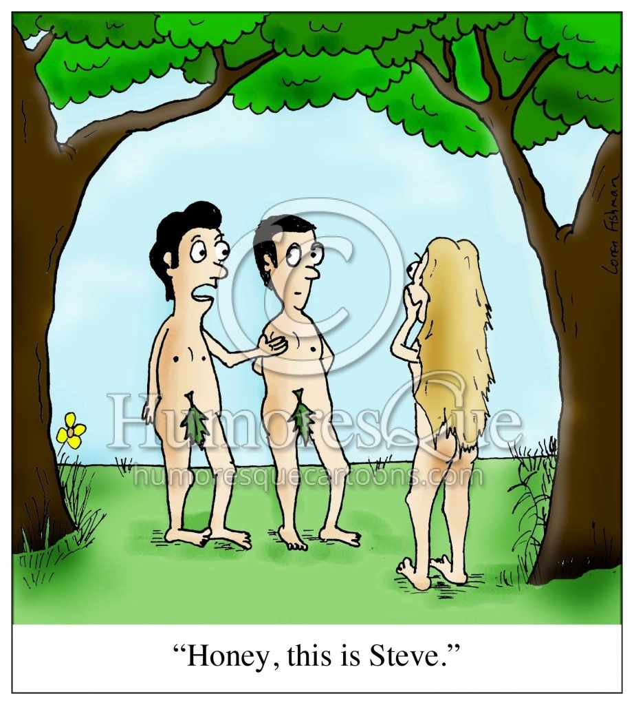 cartoon about adam and steve
