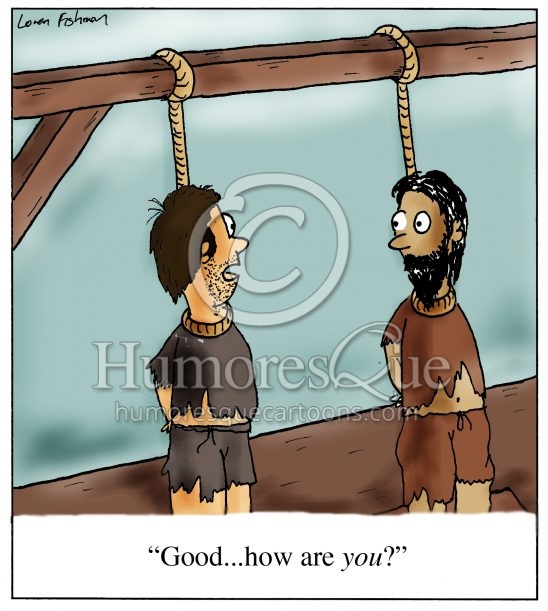 small talk cartoon about guys being hanged