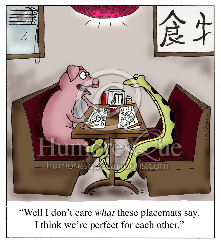 pig and snake eating in chinese resaurat zodiac dating cartoon