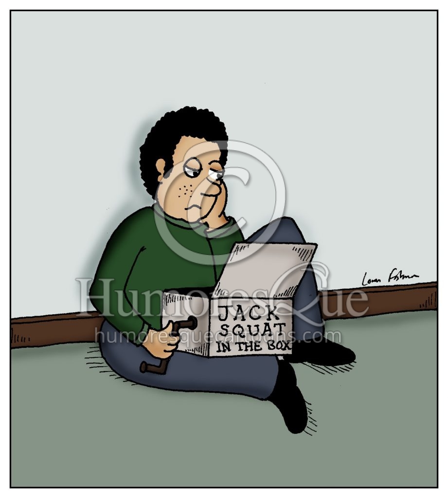 jack squat in the box bad christmas present cartoon