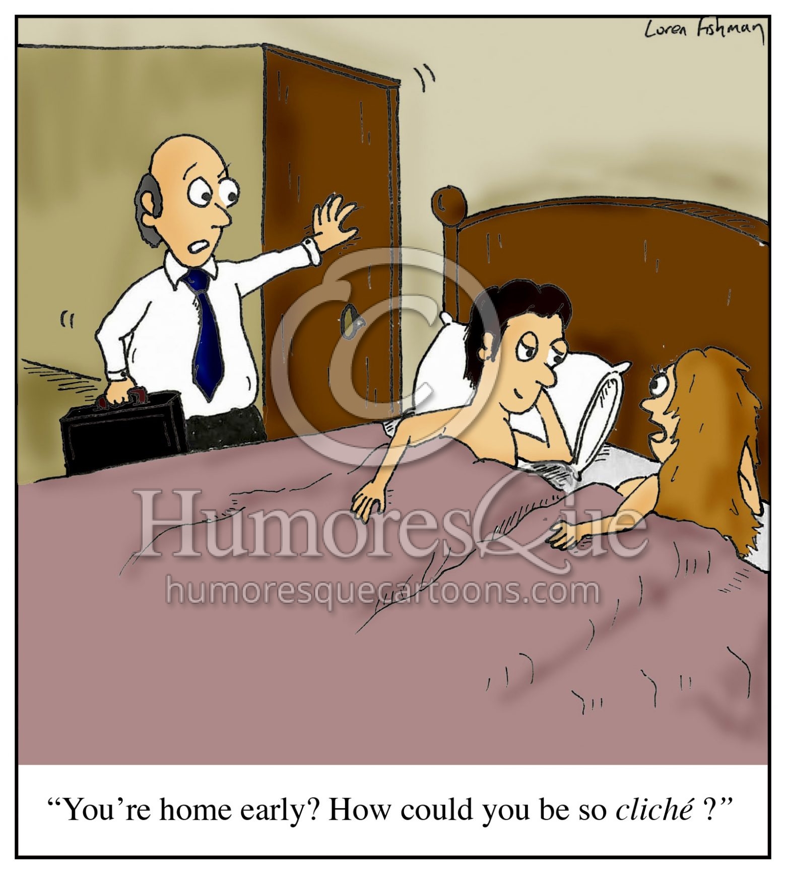 affairs and cheating cliche marriage cartoon