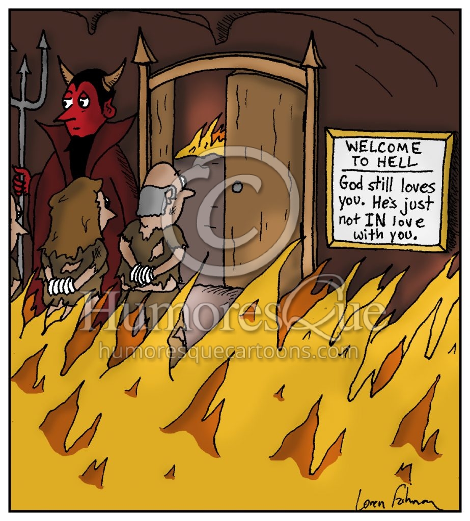 god loves you relationhip breakup hell cartoon