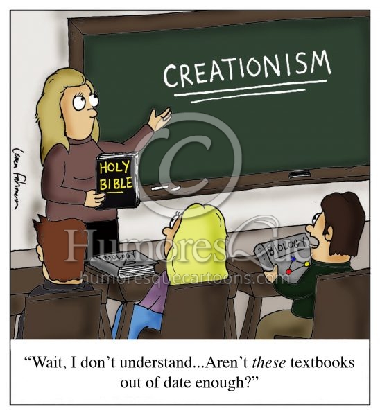 religion in school creationism cartoon