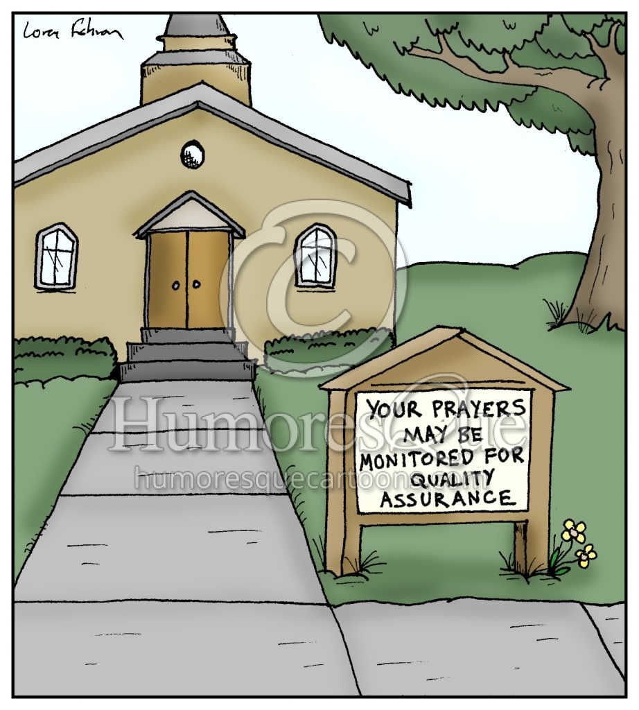 prayers monitored surveillance cartoon