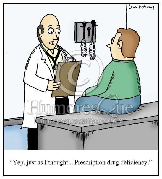 prescription drug deficiency cartoon