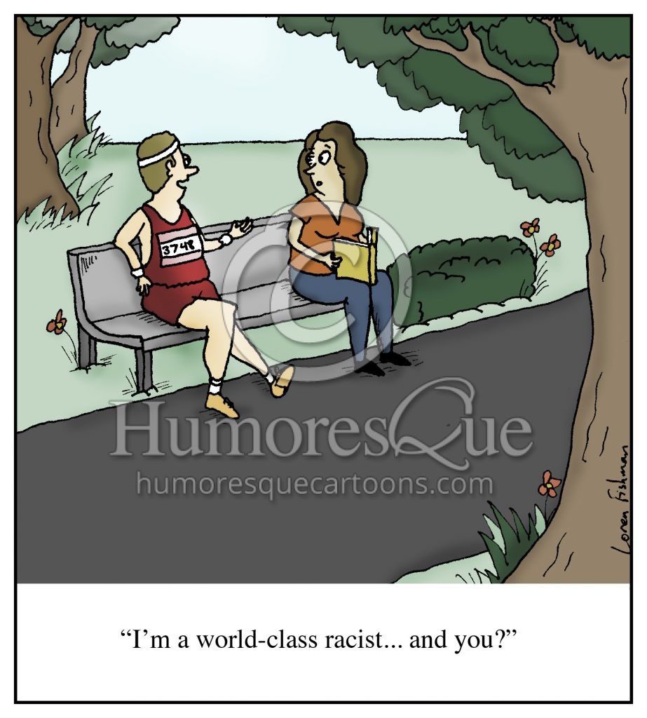 world class racist cartoon