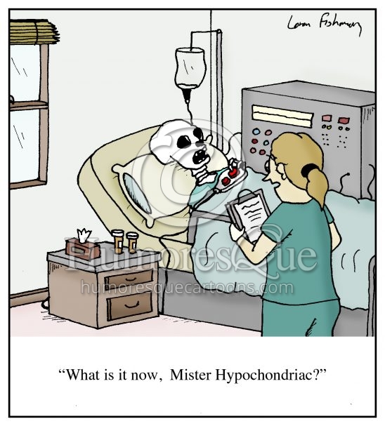hypchondriac medical nursing cartoon