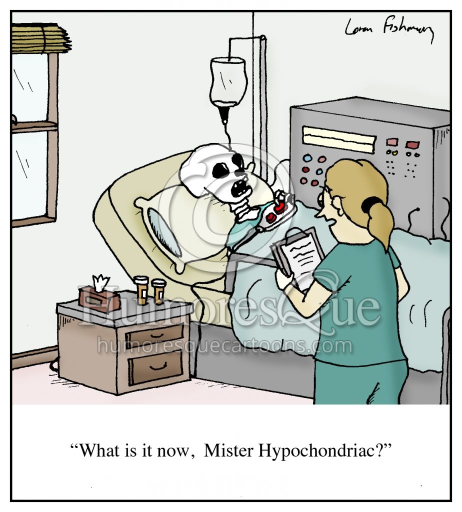 hypchondriac medical nursing cartoon