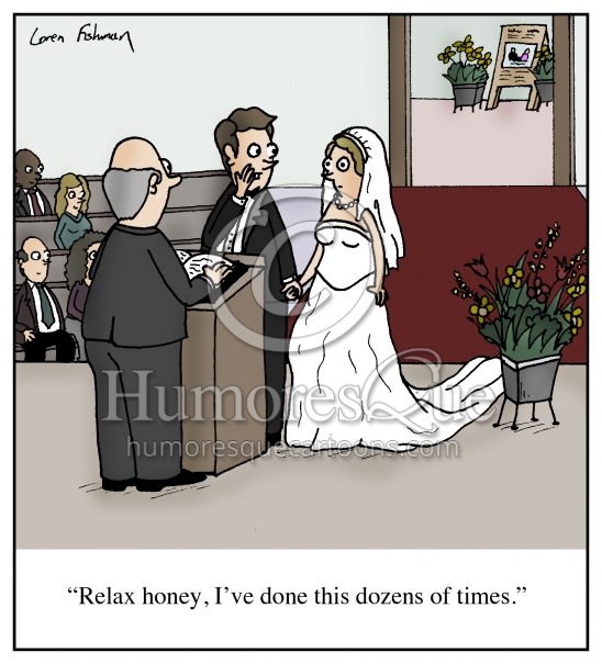 multiple marriages commitment wedding cartoon