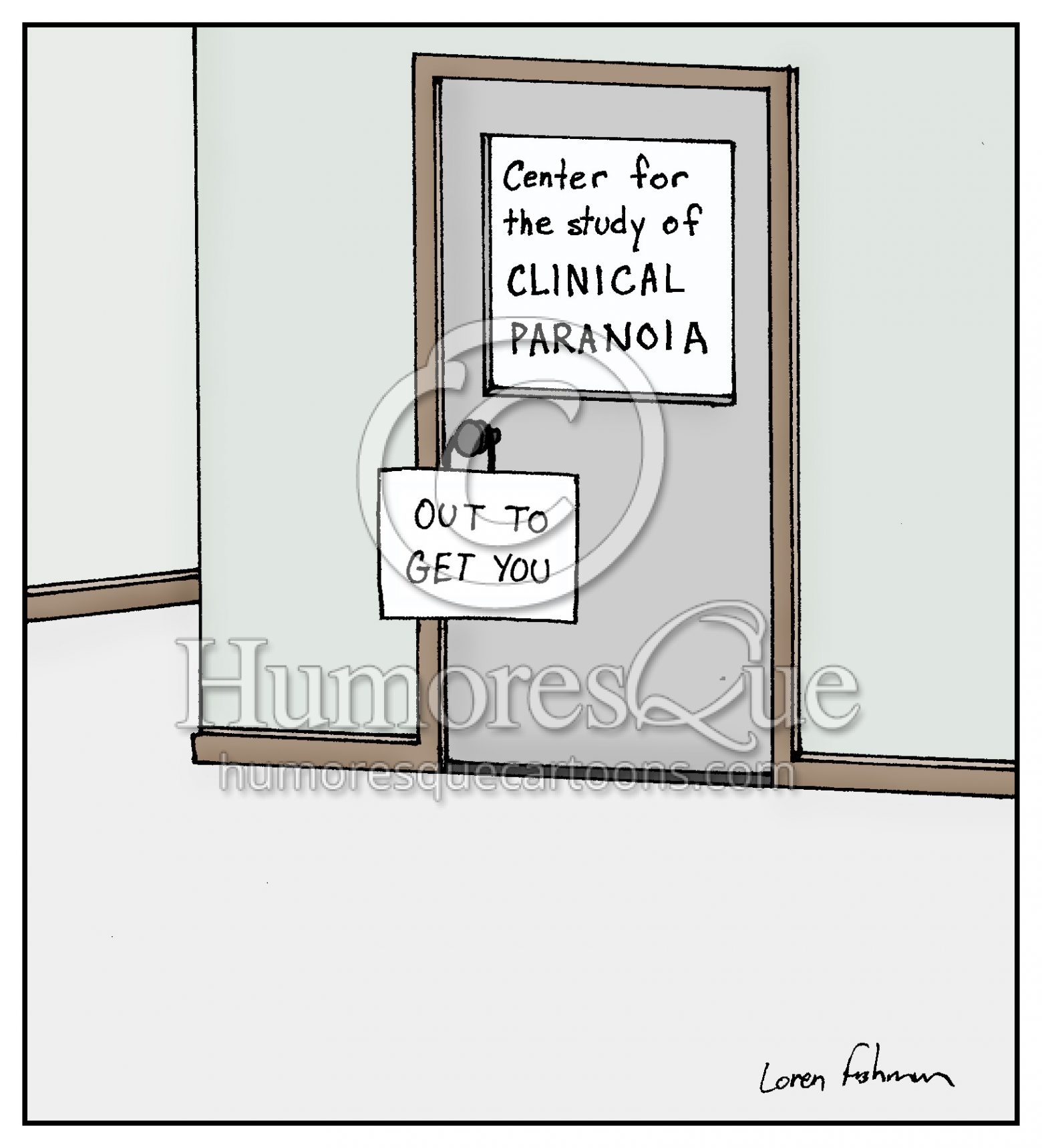paranoia center out to get you cartoon