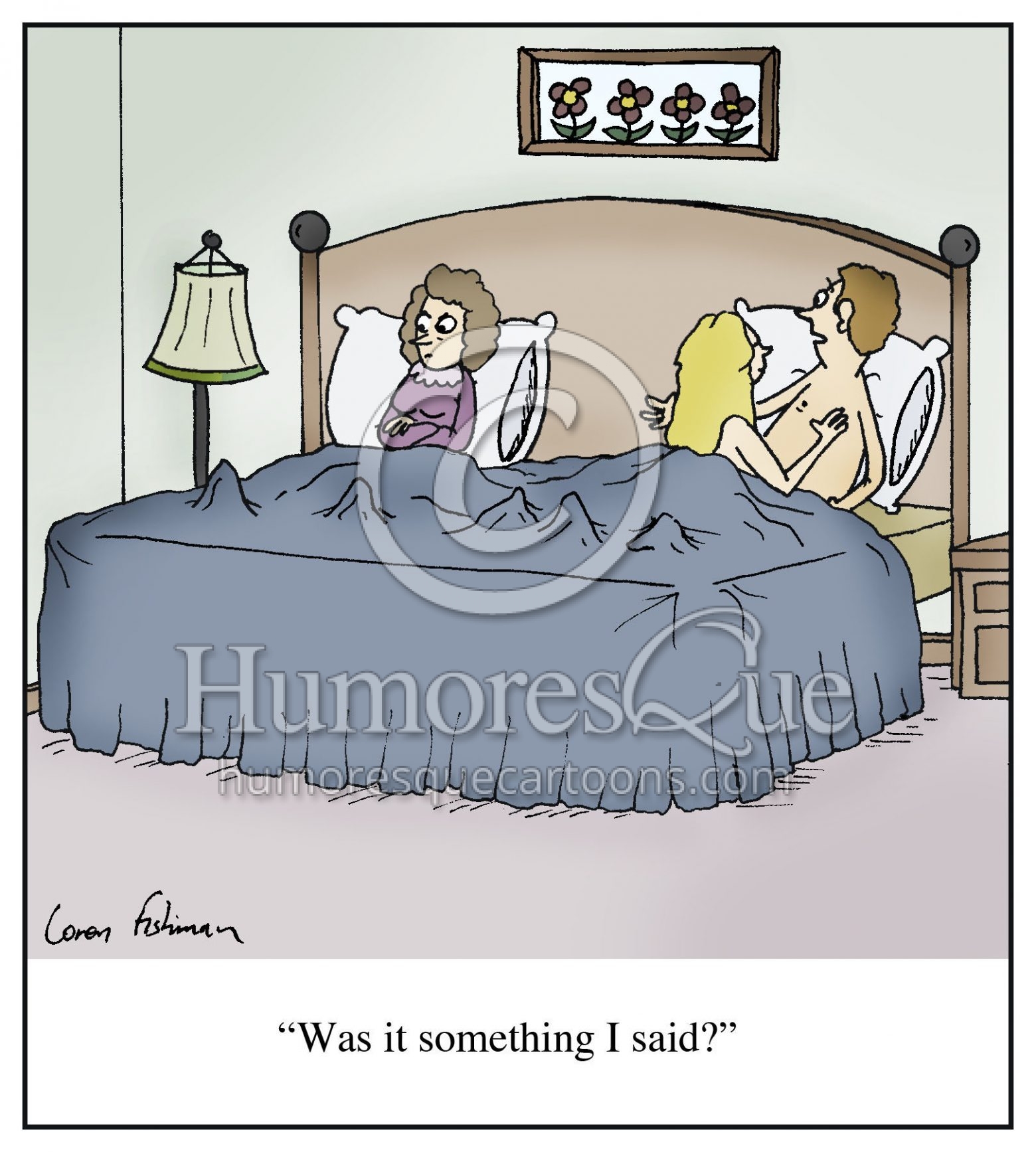 was it something i said clueless cheating husband cartoon