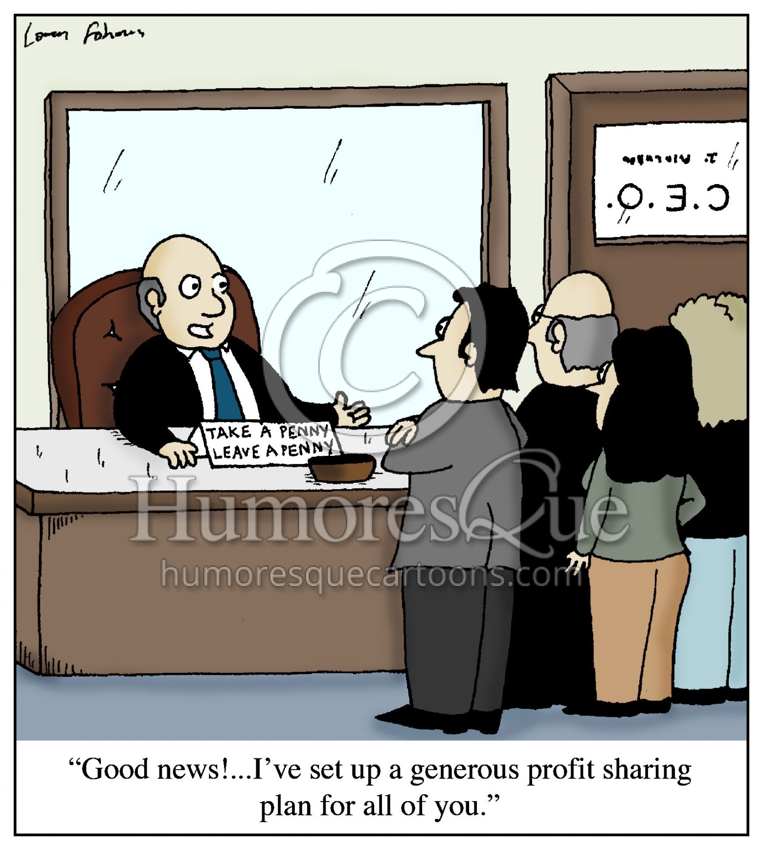 profit sharing cartoon