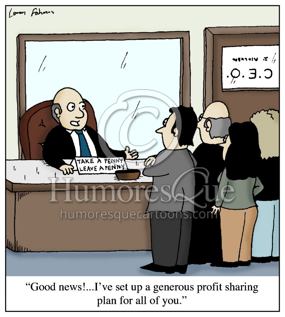 profit sharing cartoon