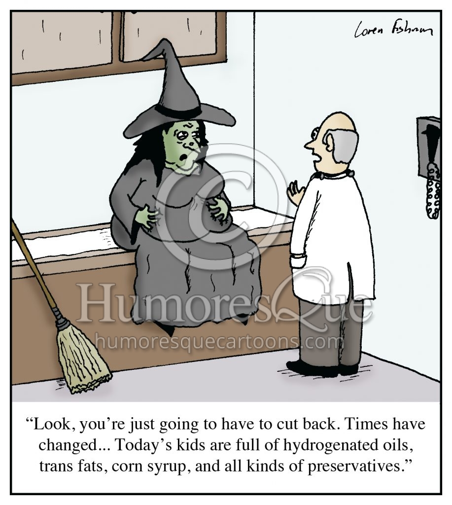witch nutrition diet cartoon