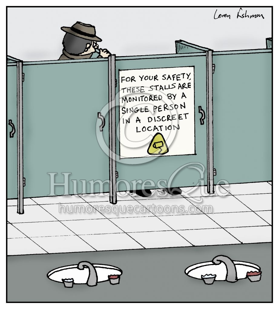 government surveillance monitoring cartoon
