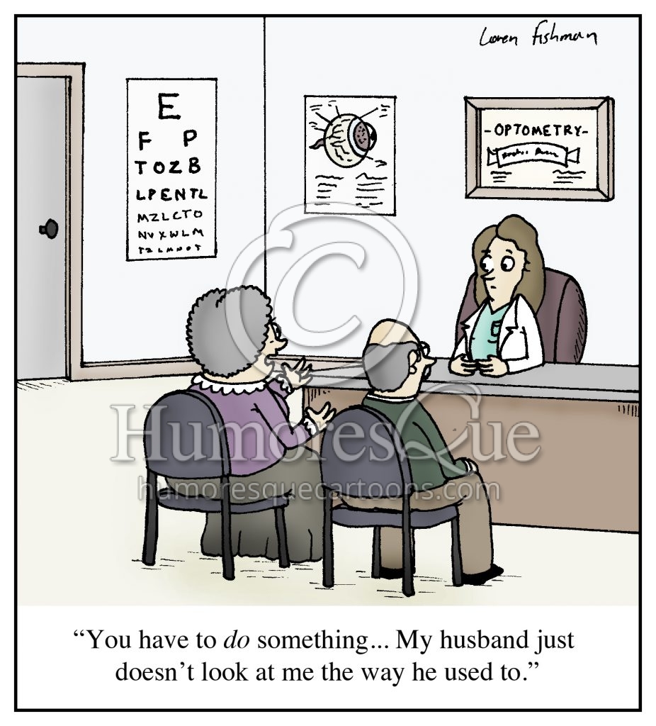 optometry marriage cartoon