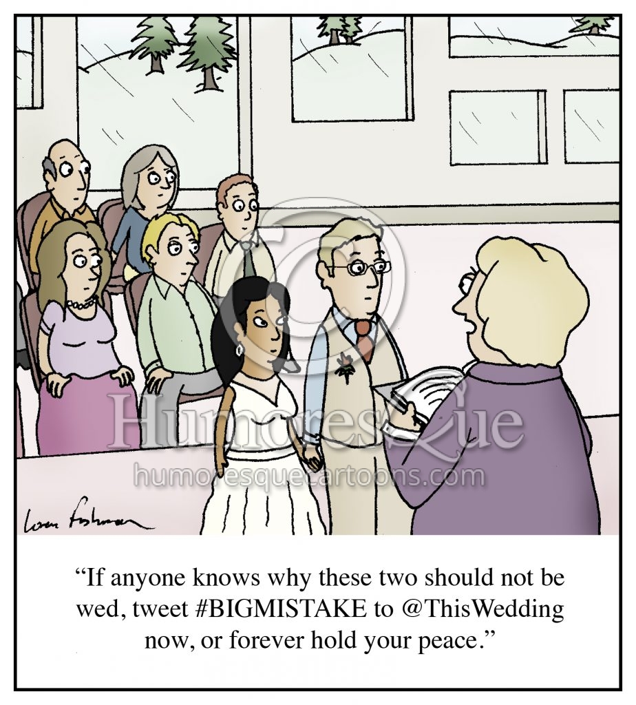 wedding vows twitter cartoon